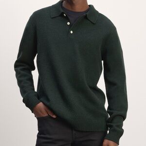 NWT - EVERLANE - The Classic Polo in Luxe Merino (Medium) 100 % Wool